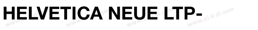 HELVETICA NEUE LTP字体转换